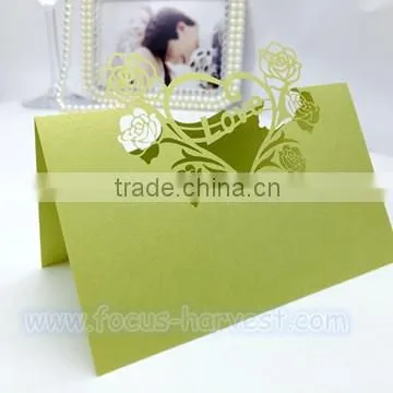 W31 Laser Wedding Card Place Card Love Flower Holder Table Seat Card for Wedding Quality Choice photo-4