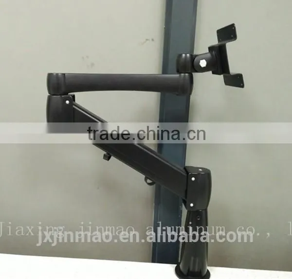 Metal Standard Aluminum Material Flexible Desk Clamp Mount Lcd Table Stand Holder Folding Bracket photo-2