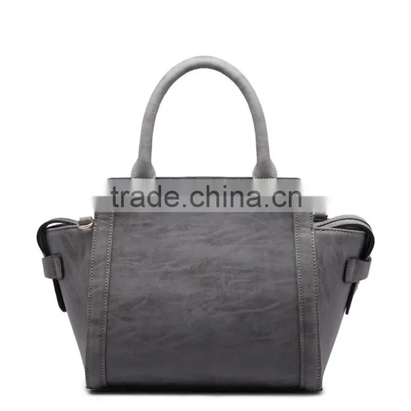 Stylish Grey Color Top Handle Fashion Women Handbag photo-4
