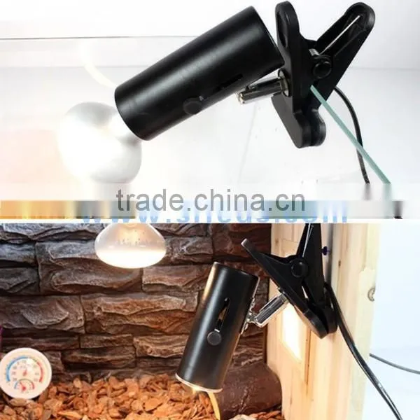 Matal Adjustable Temperature Control Lamp Holder E27 Base Turtle Heating Lamp Holder photo-3