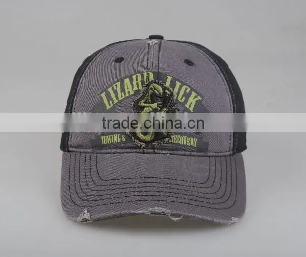 Pre-curved Gray Men Outdoor Baseball Cap photo-2