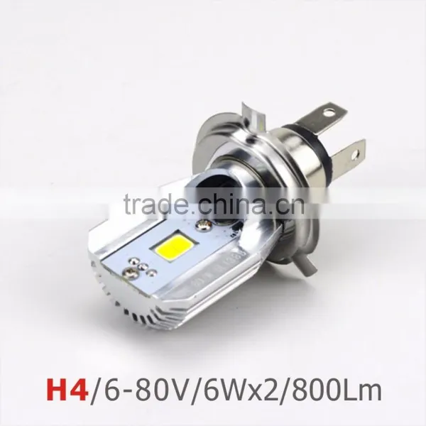 H4 / Ba20d Led 12 Volt Led Lights Motorcycles Motorcycle Led Head Light