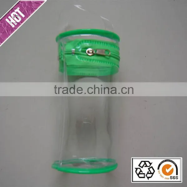 Chinese Factory Heat Pressing Clear Pvc Zipper Bag photo-6