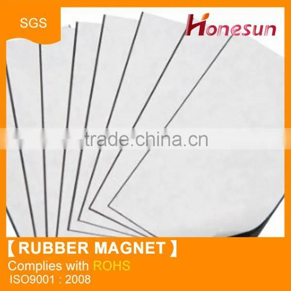 Manufacturers Custom Flexible Isotropic Rubber Magnets Cut Into Rectangular