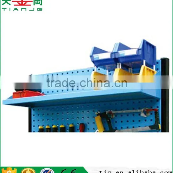 China Popular TJG-KF07 Plastic Bins Metal Tools Rack Hanging Shelf Panel Tool Hanging Board photo-4