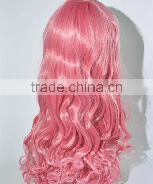 Alice Costume Pink Body Wave Wigs Cosplay Wigs N352 photo-3