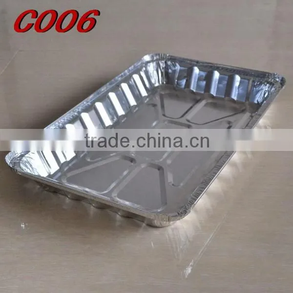 19 Inches Outside Foil BBQ Tray C006