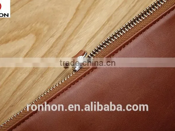 Simple Young Zipper PU Leather Wallet for Men photo-3
