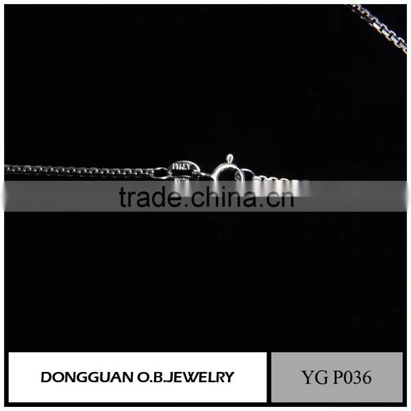 Fashion Wholesale Sterling Silver Heart Necklace/crystal Zircon Pendant Necklace photo-3