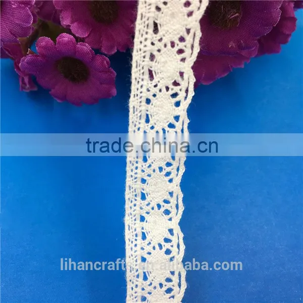H0492E Elegant Lace Ribbon, 100% Cotton Lace ,Crocheted Lace photo-2