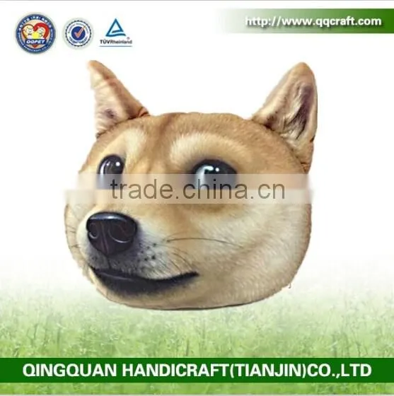 Aimigou Wholesale Hot Sale Fashion Stuffed Bolster Cat Dog Face Pillow photo-2