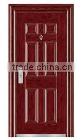 New Flush Panel Steel Door Design Steel Security Doors photo-4