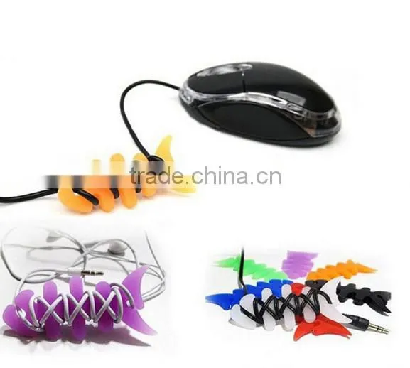 Cheap High Quality Earphone Cable Silicone Winder photo-3
