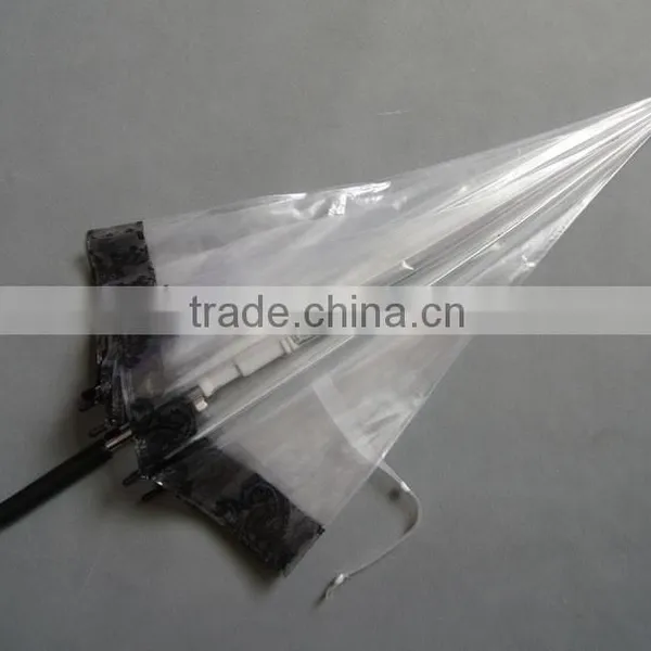High Quality Printed Dome Clear Kids Umbrella photo-2