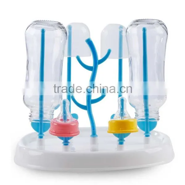 BPA Free Safety Multifunction Baby Feeding Bottle Drying Rack photo-2