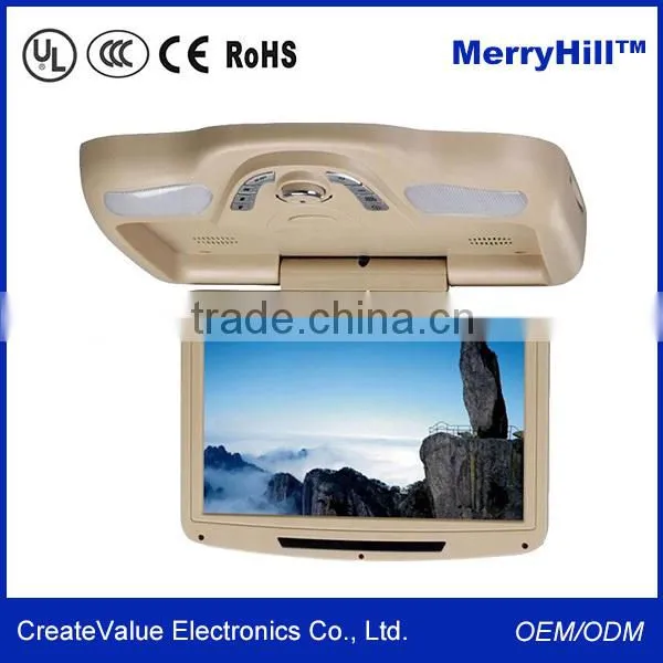 USB SD Multimedia Player 10/12/15/17/18.5/19/22 Inch Roof Mount Bus TV Monitor Touch Screen photo-4
