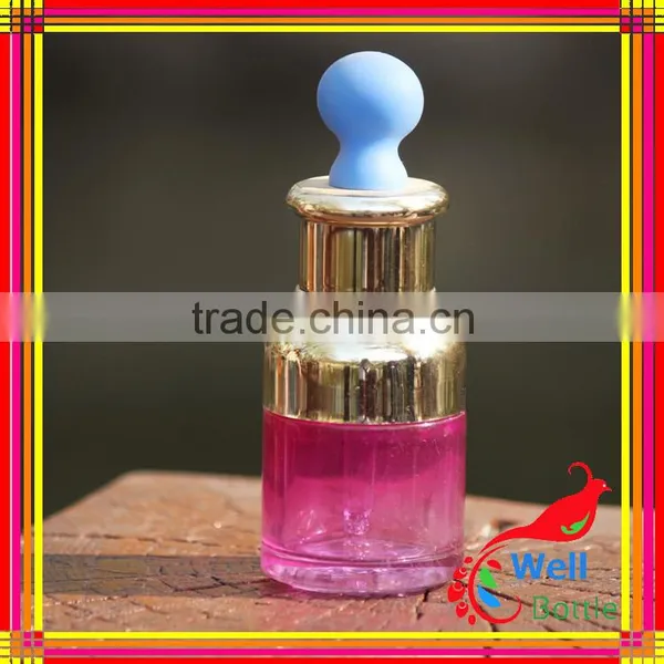 Shoulder Glass Dropper Bottle With Aluminum Zinc Alloy Die Casting Bottle Cap GSB-0018R photo-6