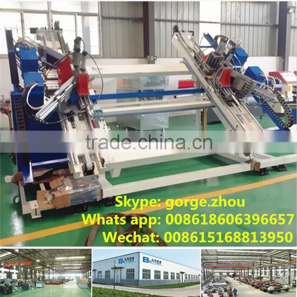 CNC Vertical 4 Point Pvc Window Profile Welding Machine