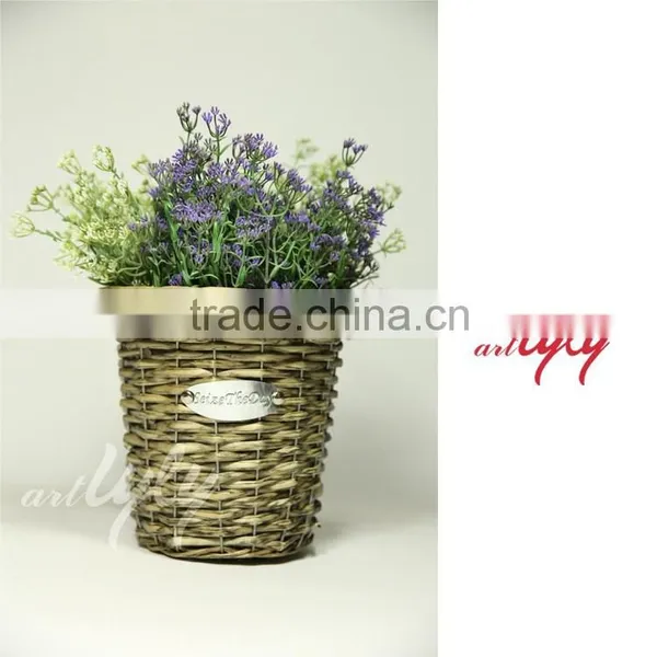 Folk Art Style Home Design Wicker Baskets Wholesale photo-2