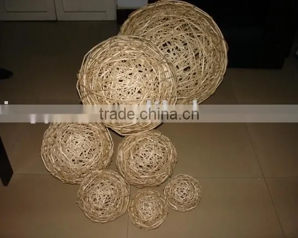 Willow Basket, Unpeeled Willow Garden Basket, Willow Flower Basket