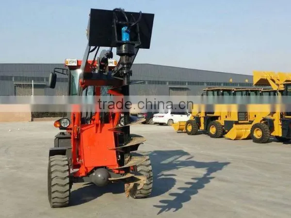 Cheap Farm Tractors Wheel Loader Oj-16 With Auger photo-4