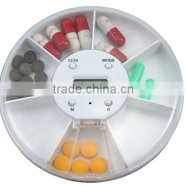 TX2092B Digital 7-Compartments Pill Box Timer WithTime & Alarm , Pill Box Timer photo-3