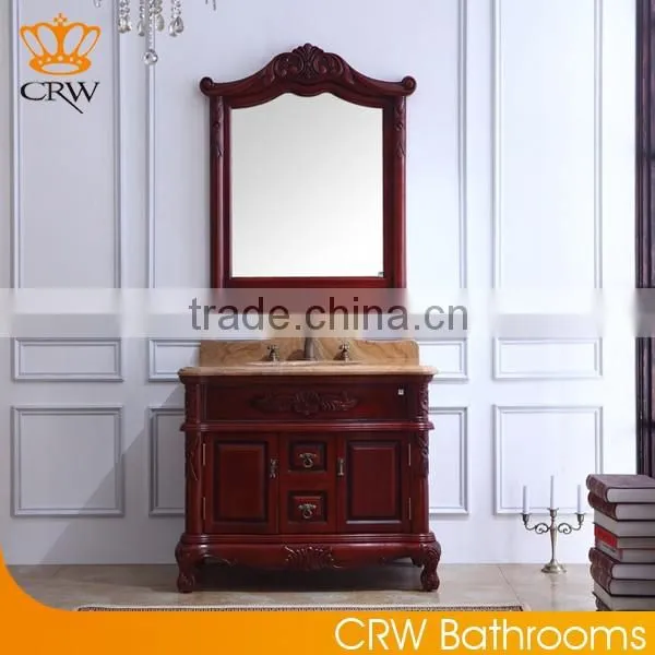 CRW OY-2885 Solid Wood Bathroom Vanity Cabinet