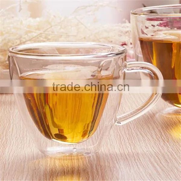 180ml/240ml Creative Boronsilicon Heat Resistant Heart-shaped Double Wall Glass Tea Cup,coffee Cup photo-3