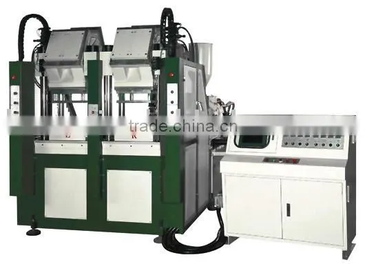 Two Color Vertical Type Automatic Plastic Injection Moulding Machine