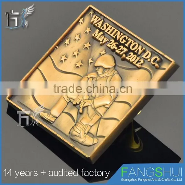 Factory Direct Supply Metal Army Badges Cheap Wholesale photo-2