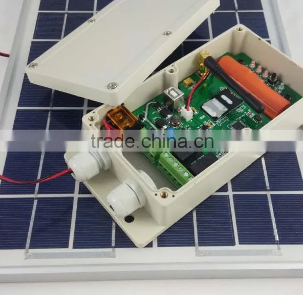 GSM Controller With Two Alarm Input and Two Relay Output Solar Power Working photo-2