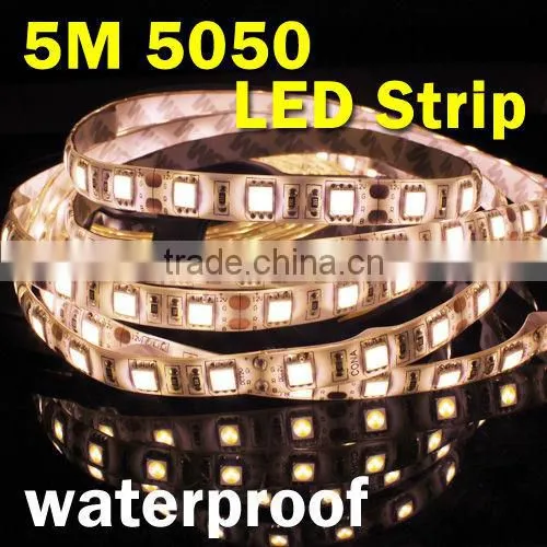 CE/RoHs Waterproof RGB IP65 Led Strip 12W/M SMD 5050 Flexible LED Strip Light Wholesale photo-6