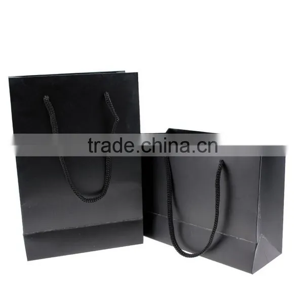 Chinese Factories Wholesale Various Size of Shopping Bag, Black Coated Paper Bag photo-2