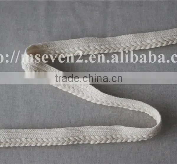 Braided Ribbon Piping Tape, 100% Cotton in 1.6cm photo-5