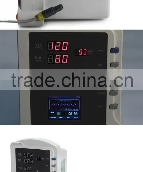 Competitive Price Vital Sign NIBP SpO2 Monitoring Adult Pediatric and Neonatal Portable Multiparameter Patient Monitor China photo-5
