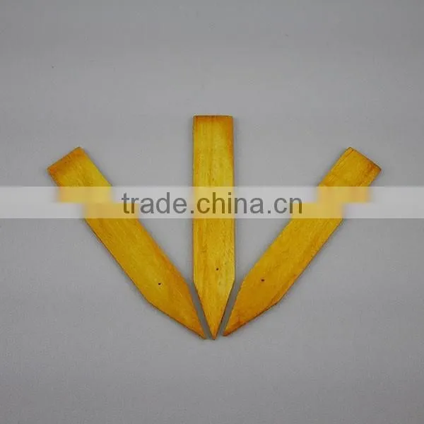 4 Inch Yellow Natural Plant Wooden Label photo-4