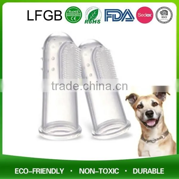 Health Food Grade Pet Silicone Teethbrush / Silicone Babies Toothbrushes photo-2