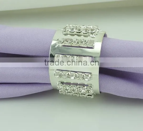 Made in China New Design Wholesale Rhinestone Napkin Rings for Wedding photo-6