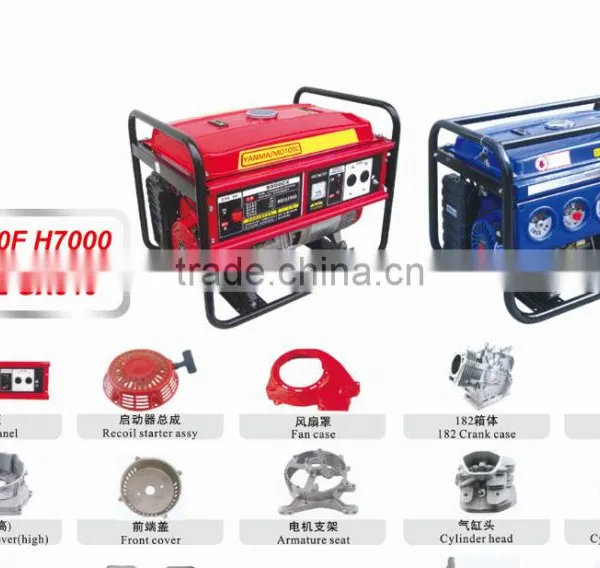 Generator Spare Parts 182f 188f Gx340 Gx390 6500f H7000 Gasoline Engine