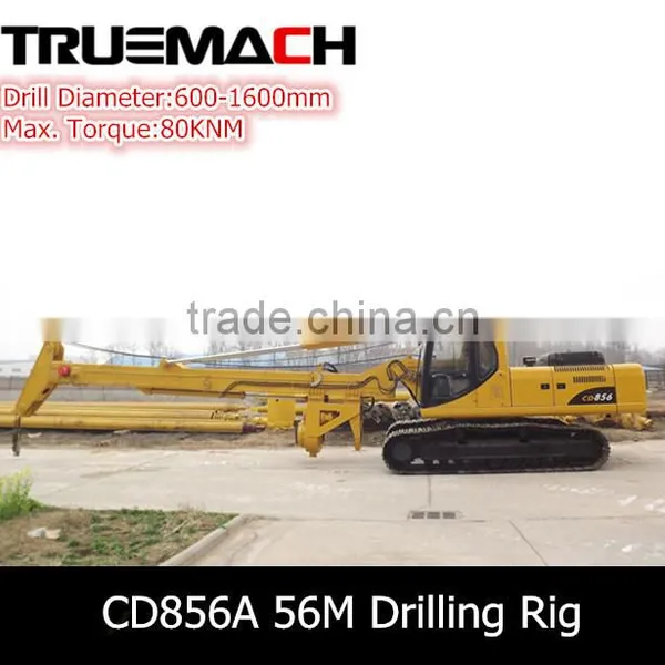 CD856A 56m Crawler Type Rotary Drilling Rig for Piling Foundation Holes