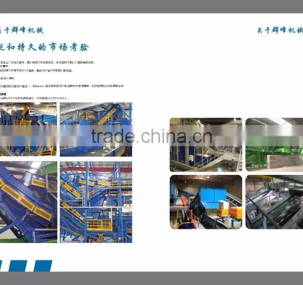 Automatic Municipal Waste Sorting Plant Urban Garbage Sorting Plant for Sorting MSW to RDF , SRF photo-2