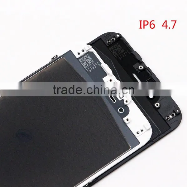 for Iphone 6 Glass With Frame Close to Original Green Film Glass With Logo Higher Frame photo-3