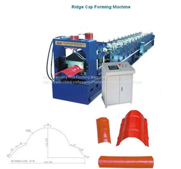 312 Ridge Tile Color Steel Roll Forming Machine photo-4