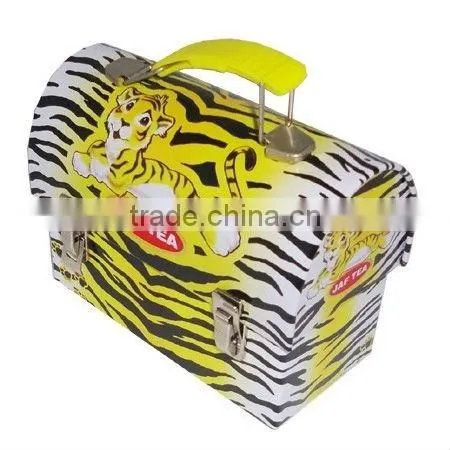 2013 Cartoon Cat Child Tin Coin Bank ( R170 ) photo-5