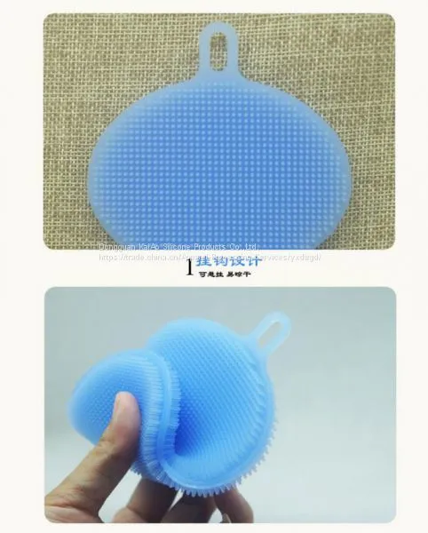 Soft Silicone Brushes for Kitchen Fruit Bath Face photo-4