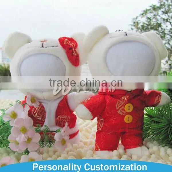 2015 New Arrive 3D Photo Face Doll Good Quality 6-25cm 3d Soft Toy photo-2