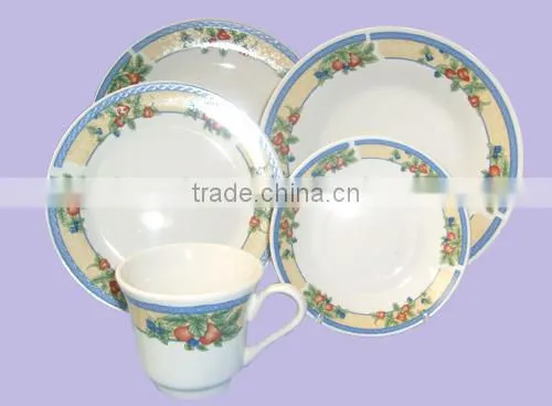 20pcs Porcelain Dinner Plate With Decal Printing 20pcs Dinnerware Sets photo-2