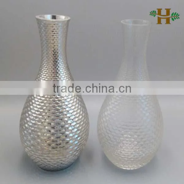 Handmade Silver Glass Vase Cheap Price photo-2
