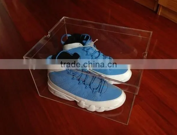 Top Grade Acrylic Shoe Storage Box/Plastic Shoe Box / Shoe Display Case