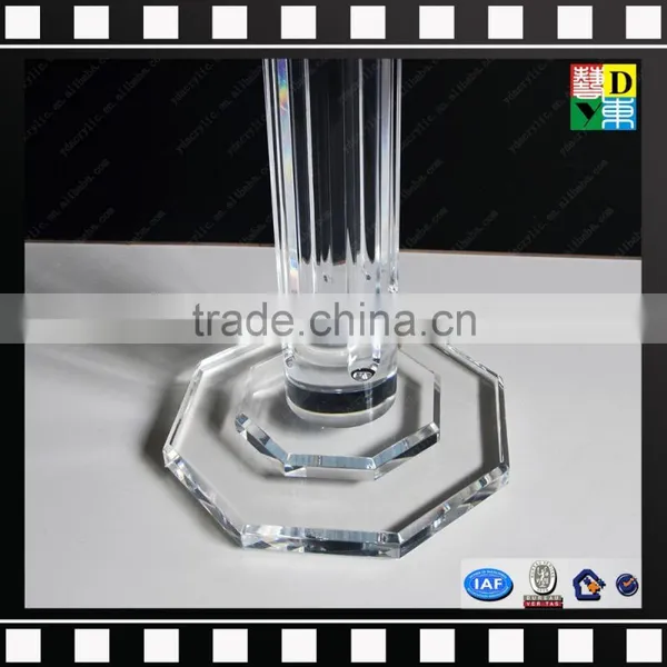 High Transparent Acrylic Flower Table Modern Wholesale PMMA Sied Table Clear Plastic Table Stool From China Manufacturer photo-4